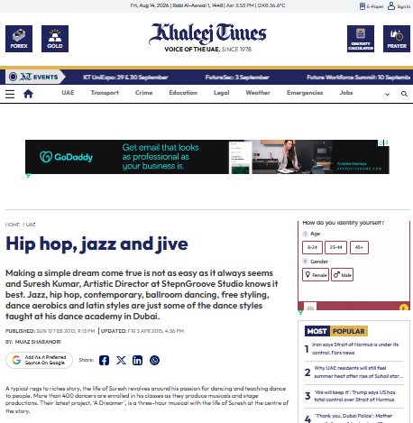 Hip hop, jazz and jive